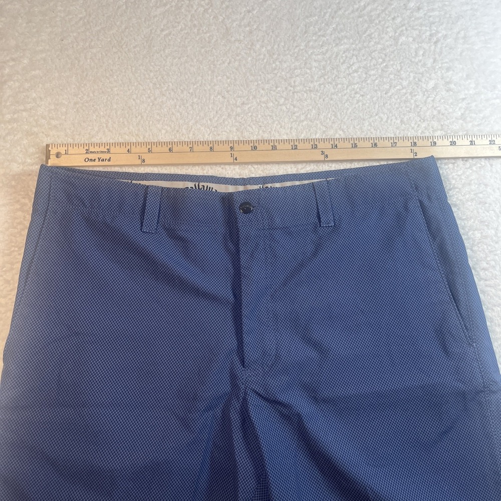 Callaway Men's Short Blue Diamond Pattern Size 38 - Picture 2 of 8